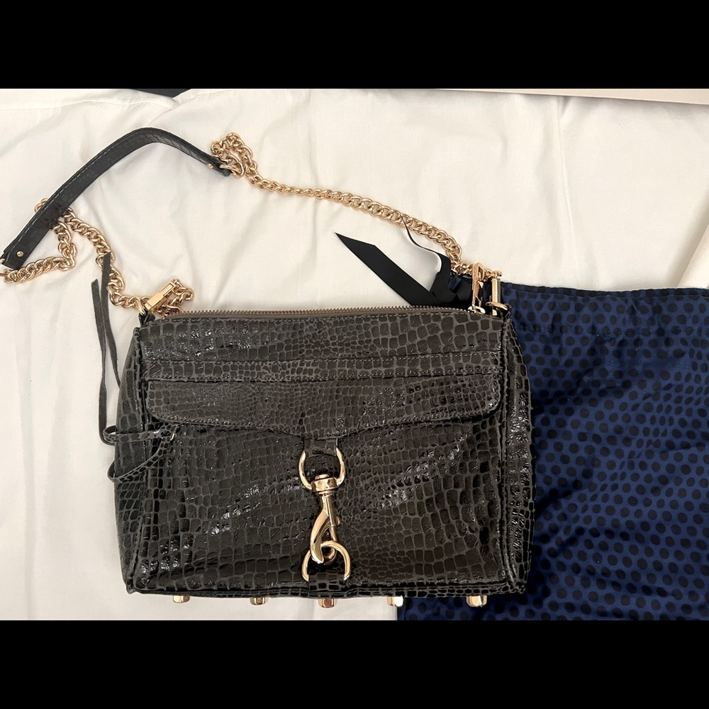 Faux snakeskin! Rebecca Minkoff! Great deal!